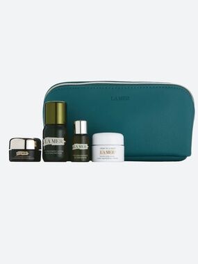 La Mer Cosmetic Pouch with Samples
